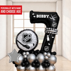 NHL 6 Ft Airfill Personalized Balloon Column Kit